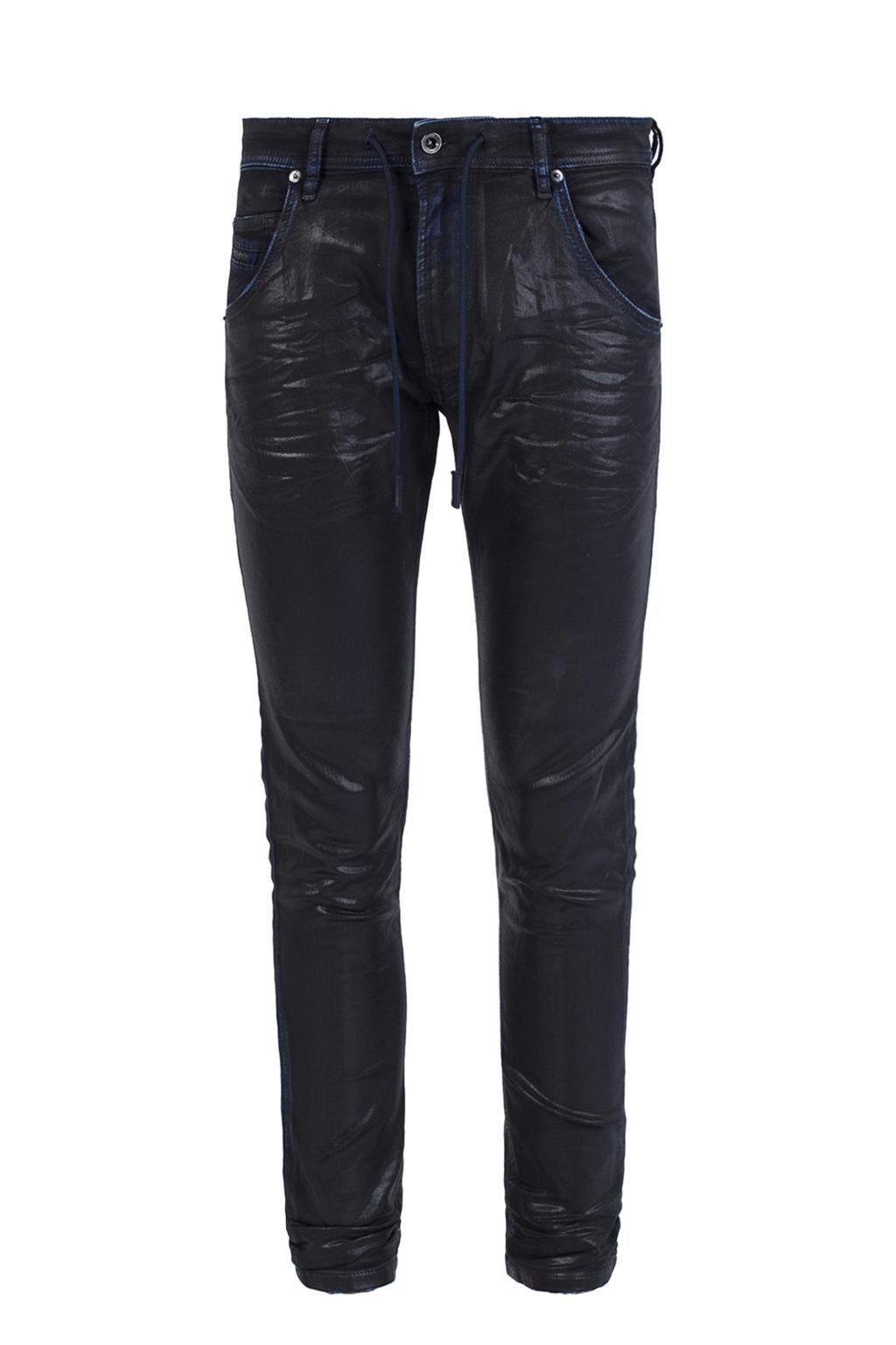 Black 'Krooley CbNe' waxed jeans Diesel Vitkac Germany